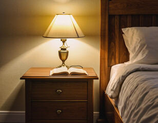 bedroom with lamp