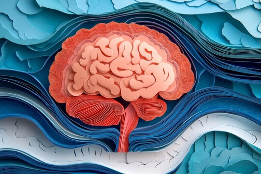 Colourful and vibrant pop art designs on a background featuring creative artwork made of paper, including neurodivergent brain, collage art, and graphics related to neuroscience, ADHD, and autism