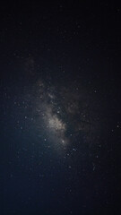 Fototapeta premium Deep Space Milky Way with Dark Background