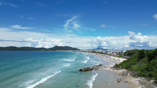 Playa de Mariscal, Brasil. Vista de drone