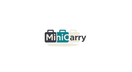 MiniCarry Camera Bag Logo Design Element.