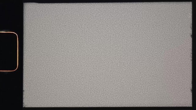 Celluloid 8mm Classic Analog Film Frame Overlay with Dust Layers, Scratch Trails and Sprocket Hole Wear