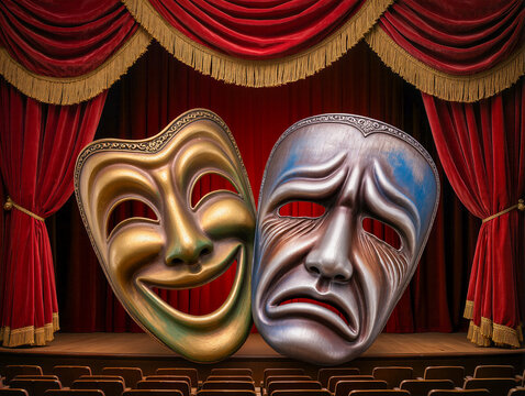 comedy and tragedy masks
