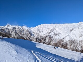 Obraz premium ski resort in japan