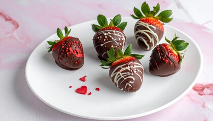 chocolate and strawberry