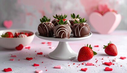 chocolate and strawberry