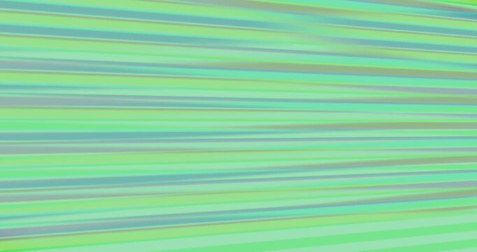 Striped band pattern starting diagonal sweep on transparent field, shifting to vivid green for demo