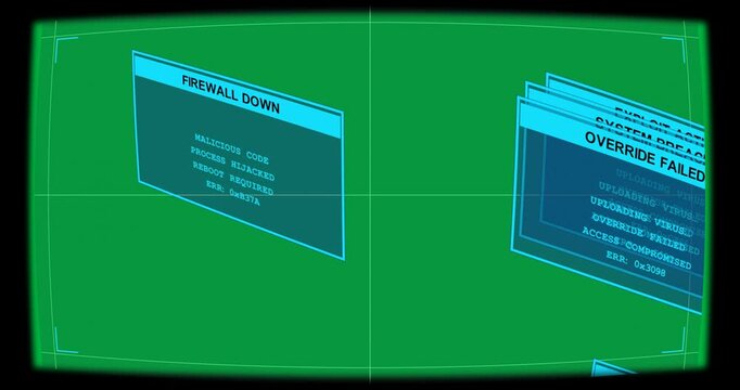 FIREWALL DOWN popping left causing right breach stacking tilting showing breach on transparent HUD