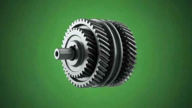 Mechanical Transmission Gears Rotating System