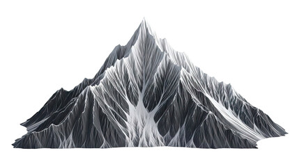 Abstract Mountain Peak