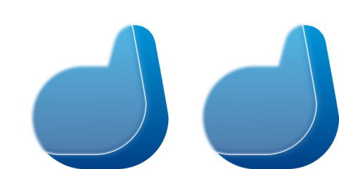 Two blue, 3D, rounded "thumbs up" icons with white outlines, suggesting approval, agreement, and positivity in a clean, modern design on a white background.