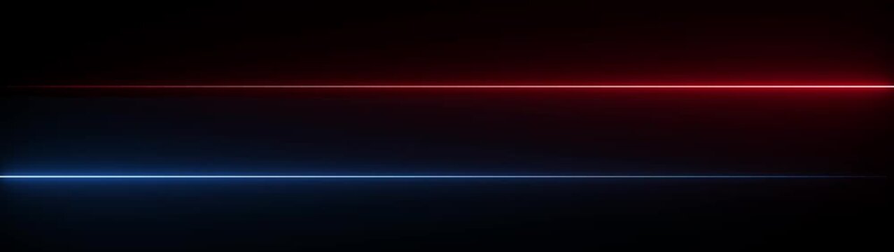 Defocused police red blue emergency lights flashing in the dark. Flashing warning siren light rotates and changes colors from blue to red on black background. Emergency services, ambulance, fire