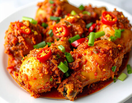 Ayam Balado Padang Pedas Merah, Masakan Minang Tradisional