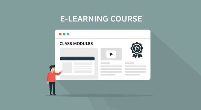 Online Learning Platform Interactive Course Modules and Certification.