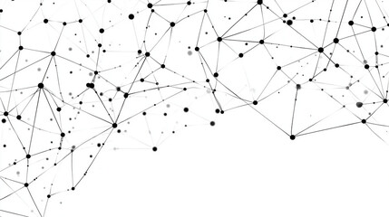 Networked Dots: A mesmerizing display of interconnected dots and lines, suggesting the complex structure of networks and connections. A design that embodies the essence of innovation and unity.