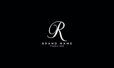 6R R6 6 AND R Abstract initial monogram letter alphabet logo design