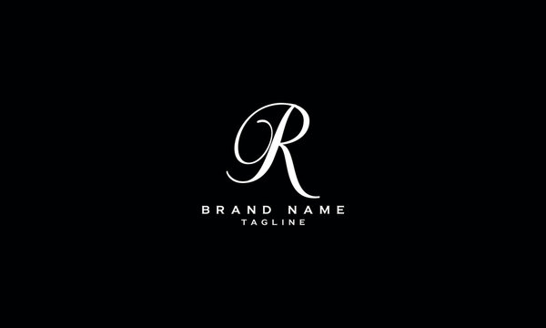 6R R6 6 AND R Abstract initial monogram letter alphabet logo design