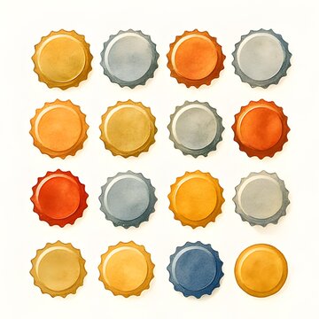 Bierdeckel Design - Kronkortken Illustration