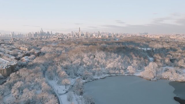 Aerial view of Brooklyn's Prospect Park