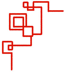 Obraz premium Vibrant red Chinese New Year decorations adorn the streets of a bustling city during a festive celebration at night.