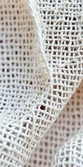 Close-up of a natural linen weave, showcasing subtle irregularities and organic fibers,  background,  weave