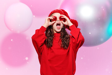 Fototapeta premium Fun Christmas Surprise