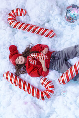 Fototapeta premium Candy Christmas Dream