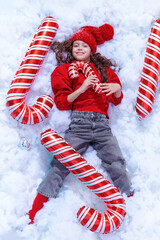 Fototapeta premium Winter Candy Joy
