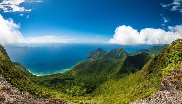 Panorama Mayotte Mont Choungi 4