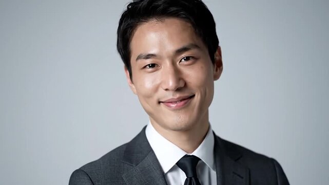 Smiling man in suit