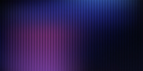 Fototapeta premium Abstract Glassy Purple and Blue Gradient Light on Dark Background