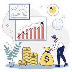 business man with money