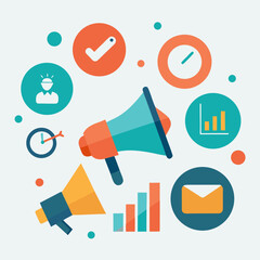 flat icons for web and mobile applications