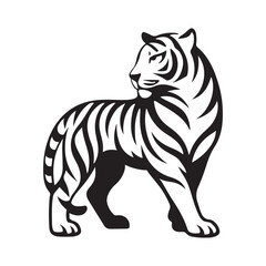 Fototapeta premium Whispers of the Wild tiger logo