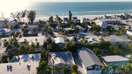 Fototapeta premium Holmes Beach waterfront community near Bradenton, Florida