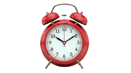 Classic Red Twin Bell Alarm Clock