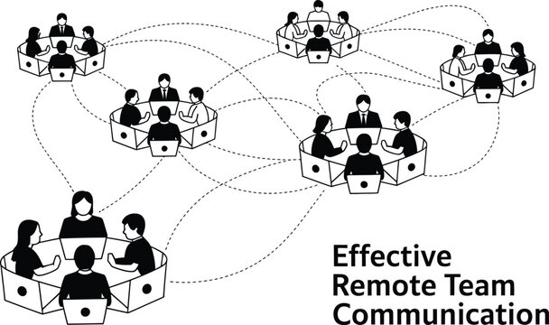 Remote Team Collaboration and Communication Network