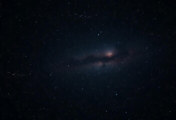 Obraz premium Vast, inky black canvas speckled with countless shimmering stars and distant nebulae, sky, milky way