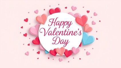 Happy valentine's day card