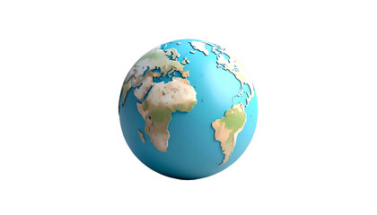 Fototapeta premium Blue Globe Showing Africa and Europe.