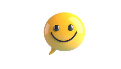 Obraz premium Yellow Smiley Face Emoji Icon Symbol.