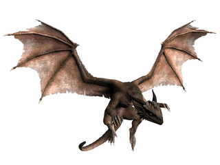 Fototapeta premium 3d render, fantasy dragon, mythological creature