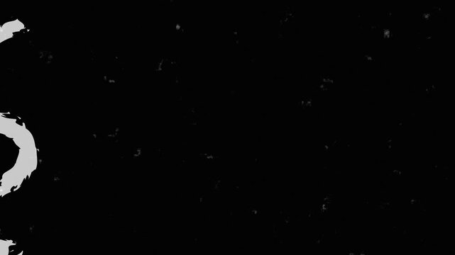 Doodle noise, dust and grain on old damaged film surface. Dynamic film rolling effect. 16mm, 35mm tape texture. Retro vintage effect of overexposed strips. 4K footage.