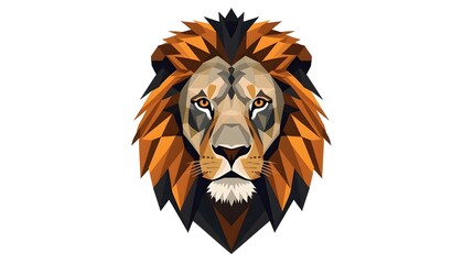 Artistic Lion Head Vector