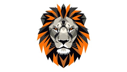 Vibrant Lion Face Logo