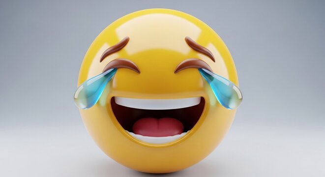 Cute 3D Emoji Illustration Isolated on White Background