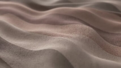 Abstract flowing fabric waves with soft pastel colors and gentle texture. - Powered by Adobe