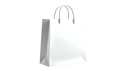 Silver Stand Display with Earphones Hanging.