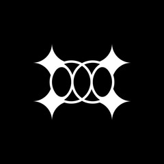 abstract black and white vector