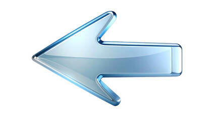 Silver Arrow Icon Pointing Right Direction.